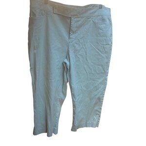 Chaps Womens Pants Size 20W khaki  Cotton Blend Stretch Comfortable & Stylish